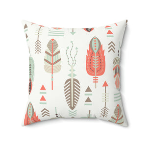 Aztec Boho Outdoor Throw Pillow