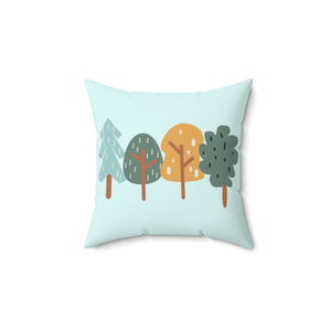 Kids Forest Outdoor Throw Pillow