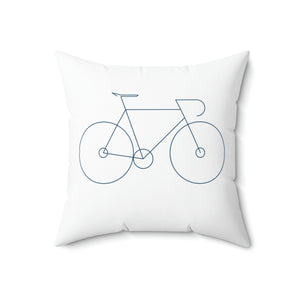 Road Bike Outdoor Pillow