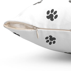 Cat Paw Pattern Outdoor Throw Pillow