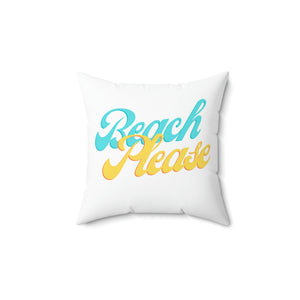 Beach Please Outdoor Pillow