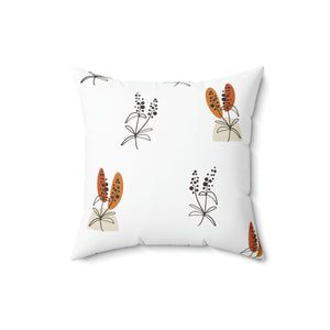 Flower Pattern Outdoor Pillow