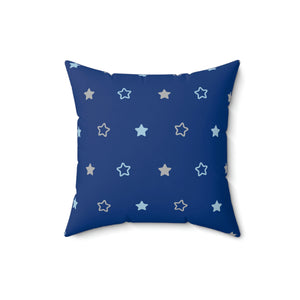 Blue Stars Outdoor Pillow