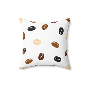 Coffee Bean Outdoor Pillow