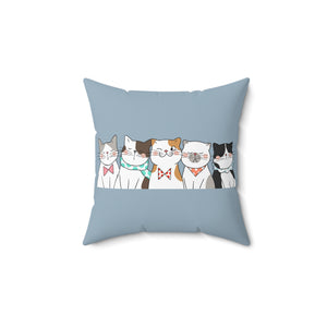 Loving Cats Outdoor Throw Pillow