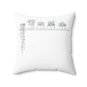 Succulents Outdoor Pillow