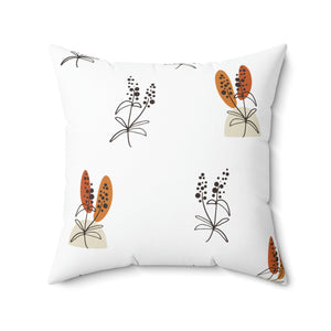 Flower Pattern Outdoor Pillow