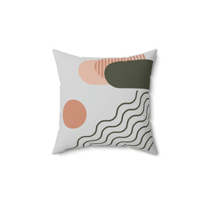 Boho waves n sun Outdoor Pillow