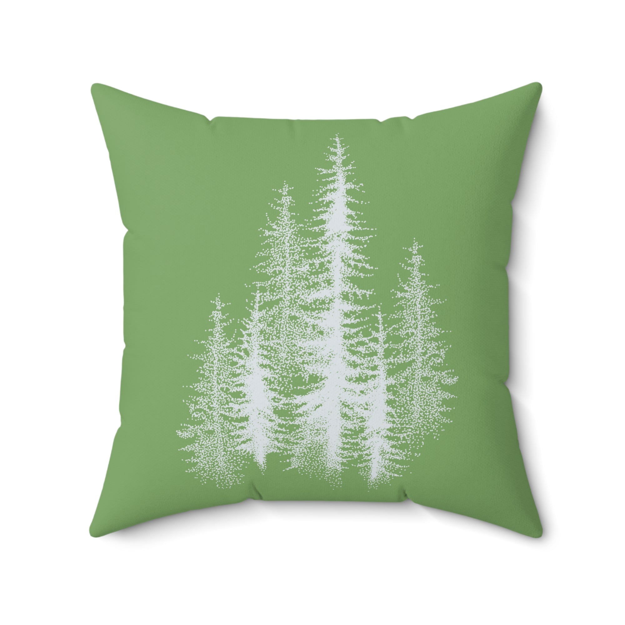 Pine Trees Outdoor Throw Pillow