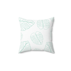 Green Leaf Outdoor Pillow