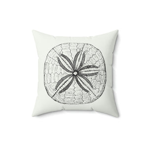 Natural Sand Dollar Outdoor Pillow