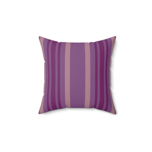 Purple Stripe Outdoor Pillow