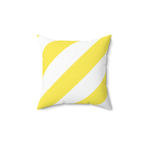 Yellow Cabana Stripe Outdoor Pillow