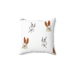 Flower Pattern Outdoor Pillow