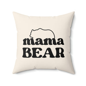 Mama Bear Outdoor Pillow