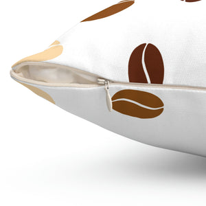 Coffee Bean Outdoor Pillow