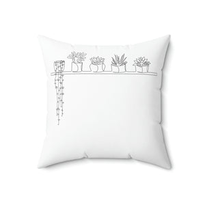 Succulents Outdoor Pillow