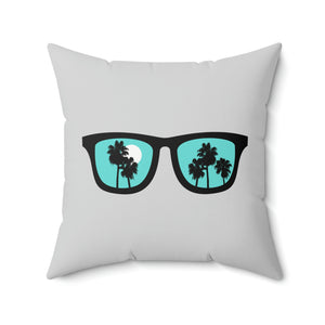 Beach Glasses Outdoor Throw Pillow