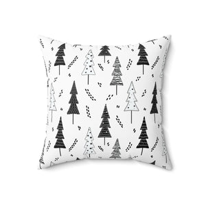 Evergreen Tree Outdoor Throw Pillow