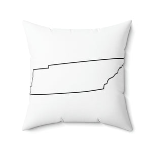 Tennessee Outline Outdoor Pillow