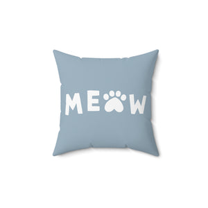 Meow Outdoor Throw Pillow