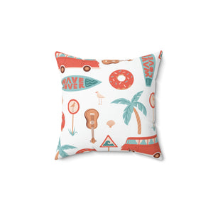 Beach Gear Outdoor Throw Pillow