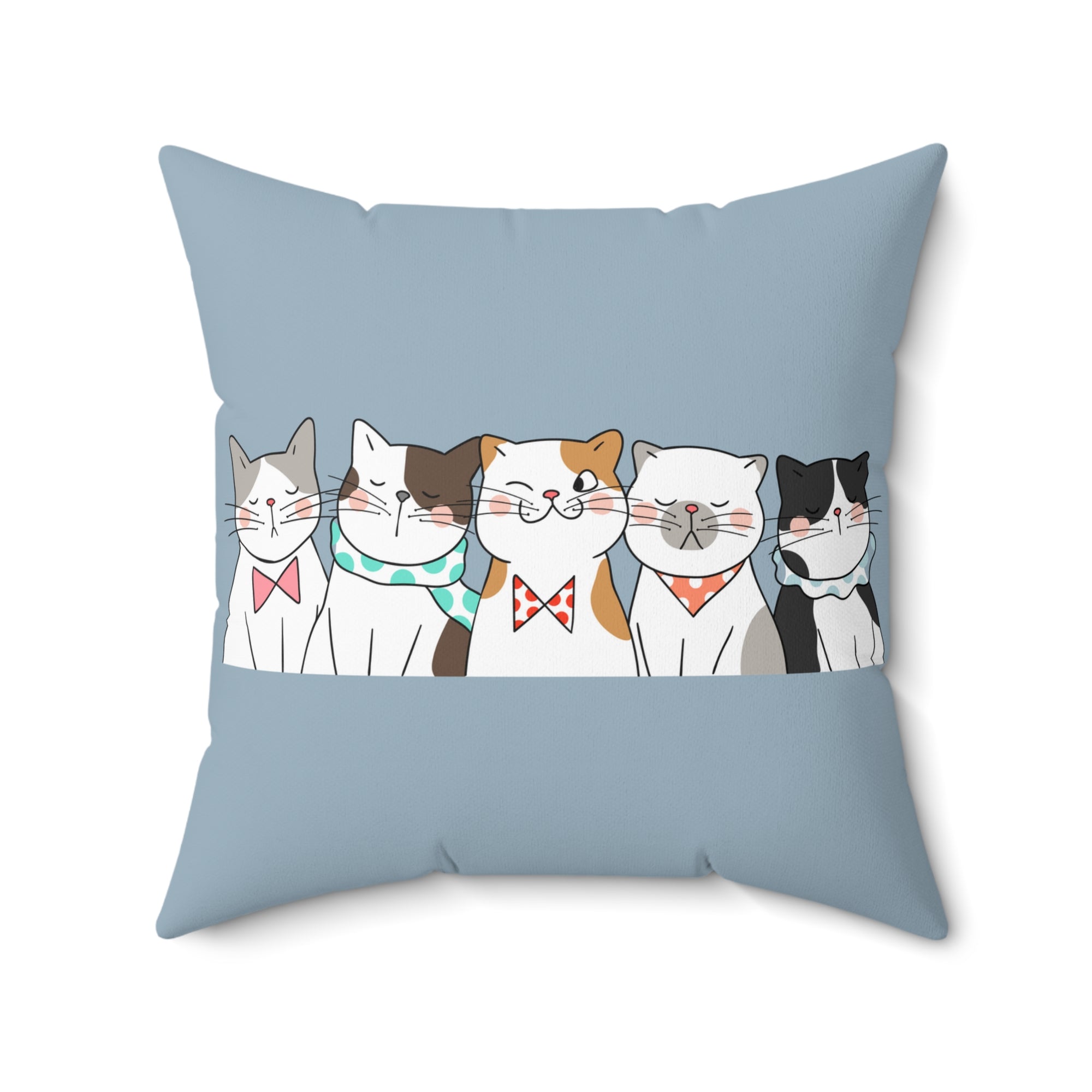 Loving Cats Outdoor Throw Pillow