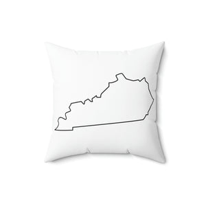 Kentucky Outline Outdoor Pillow