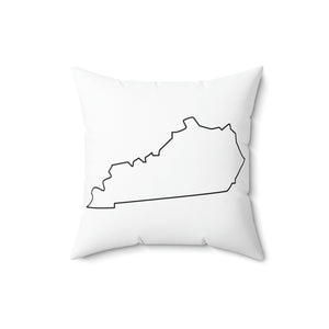 Kentucky Outline Outdoor Pillow