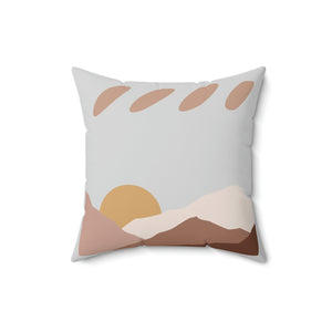 Boho Mountains Outdoor Pillow