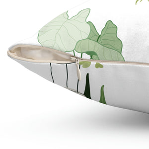 House Plants Outdoor Pillow