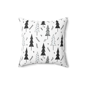 Evergreen Tree Outdoor Throw Pillow