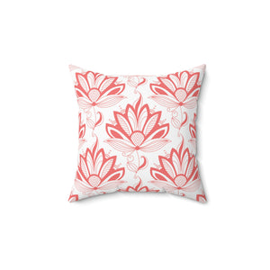 Persian Flower Outdoor Throw Pillow