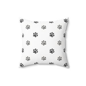 Cat Paw Pattern Outdoor Throw Pillow