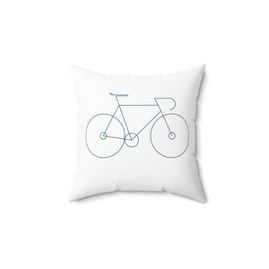 Road Bike Outdoor Pillow