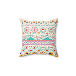 Aztec Pattern Outdoor Throw Pillow