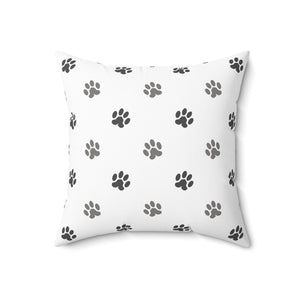 Cat Paw Pattern Outdoor Throw Pillow