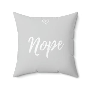 Nope or Hell Yeah Pillow