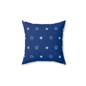 Blue Stars Outdoor Pillow