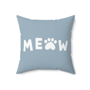 Meow Outdoor Throw Pillow