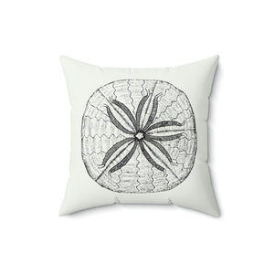 Natural Sand Dollar Outdoor Pillow