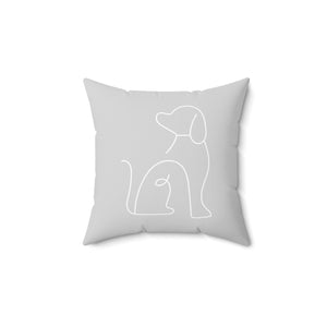 Dog Outdoor Throw Pillow