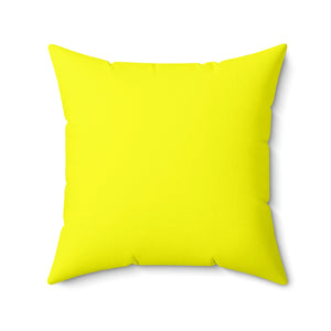 Yellow No. 1 Outdoor Pillow