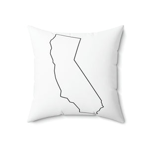 California Outline Outdoor Pillow