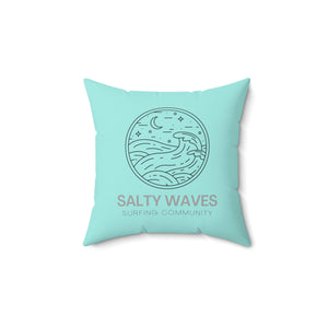 Salty Waves Outdoor Pillow