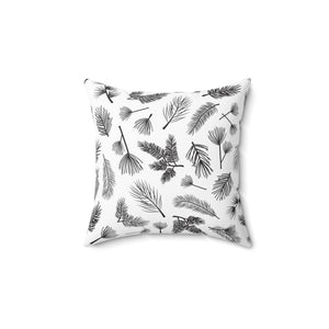 Tree Twigs Outdoor Throw Pillow