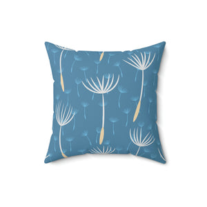 Summer Evening Blue Outdoor Pillow