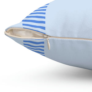 Blue Bee Outdoor Pillow