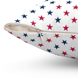 Small Stars USA Outdoor Throw Pillow