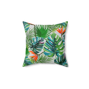 Beach Leaves Outdoor Throw Pillow